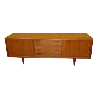 Vintage Danish Teak Sideboard by H. P. Hansen, 1960s For Sale