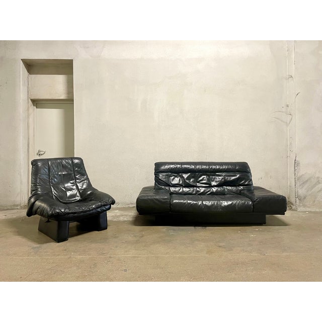 Leather Sofa RB 3400 by Rolf Benz, Germany, 1980s For Sale - Image 4 of 8