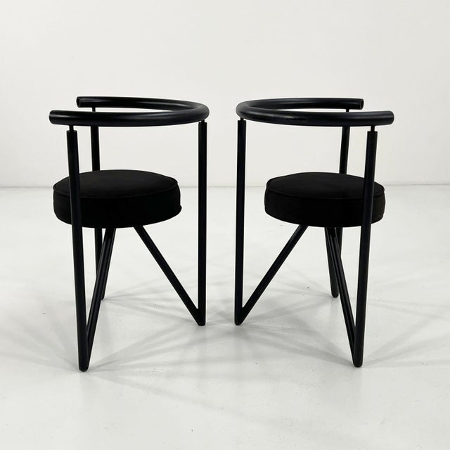 Miss Dorn Side Chair attributed to Philippe Starck for Disform, 1980s For Sale - Image 4 of 15