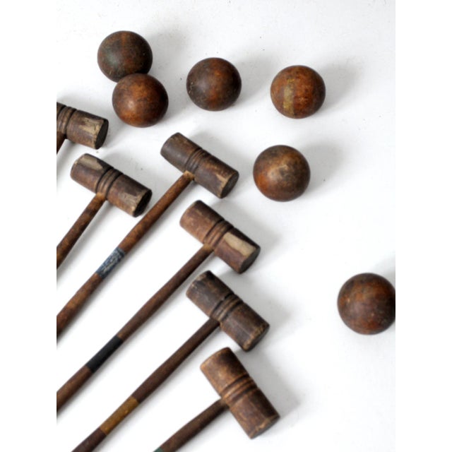 Antique Eclipse Croquet Box Set For Sale - Image 10 of 12