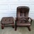 Coffee MCM Westnofa Scandinavian "The Panter" Lounge Chair & Ottoman Made in Norway & Designed by the Legendary Arnt Lande. For Sale - Image 8 of 12