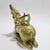 Art Deco Italian Glazed Ceramic Recumbent Deer Sculpture from Fidia Milano, 1940s For Sale - Image 4 of 15
