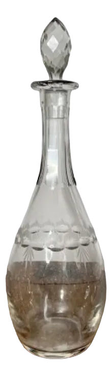 Edwardian Glass Decanter, 1900s