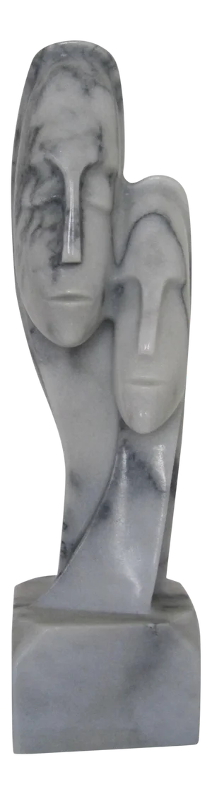 Postmodern Marble Figurative Sculpture
