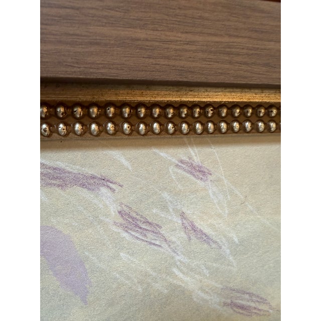 Brown Amethyst Home Flat White Abstract Print, Framed For Sale - Image 8 of 12