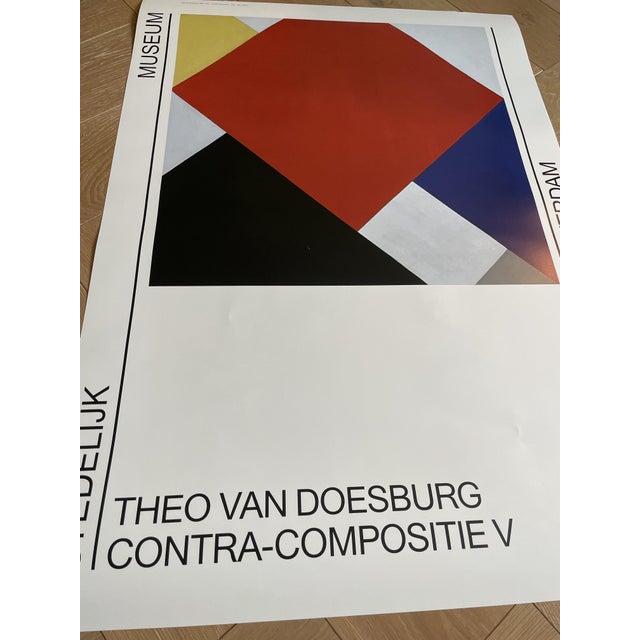 Contra Compositive V Stedelijk Museum Amsterdam Poster by Theo van Doesburg For Sale - Image 4 of 8