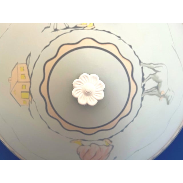 1950s Nursery Rhyme Flush Light For Sale - Image 6 of 15