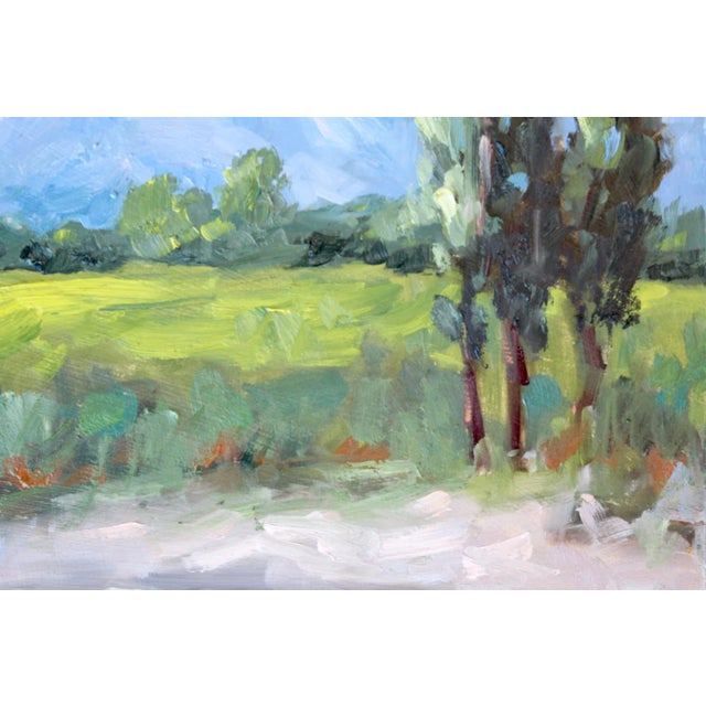 Wood Carson Valley, Contemporary Landscape Oil Painting For Sale - Image 7 of 9