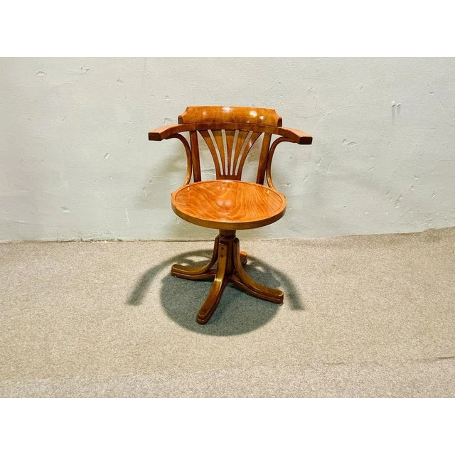 Brown Swivel Office Chair from Khon For Sale - Image 8 of 9