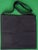 Needlepoint panel Sz: 8 3/4"H x 10 3/4"W Black canvas tote Sz: 13 1/2"H x 14"W Handle Sz: 17"L Tote includes over 21,000...
