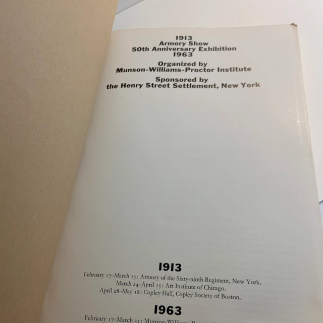 American 1963 Armory Show 50th Anniversary Book For Sale - Image 3 of 11