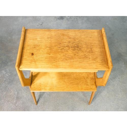 Wood Side Table in the style of Ico Parisi For Sale - Image 7 of 18