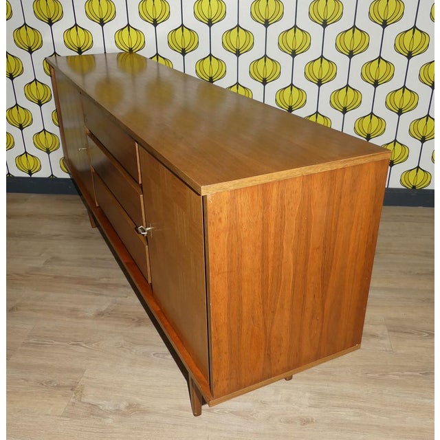 Mid-Century Modern Wood Veneer Sideboard, Sweden, 1960s For Sale - Image 3 of 15
