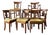 19th Century Neoclassical Dining Chair - Set of 8 For Sale