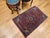 Vintage Persian Bidjar Rug, Hand-Knotted Wool, Geometric Medallion Pattern, Red & Navy, 3x4 For Sale In Chicago - Image 6 of 16