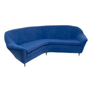 Mid-Century Modern Italian Corner Sofa from Ariberto Colombo, 1950s For Sale