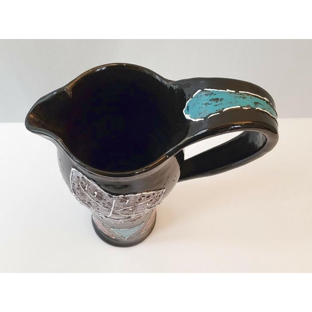 1960s Vintage French Ceramic Pitcher, 1960s For Sale - Image 5 of 9