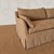 Traditional Parisian Sofa Slip Covered in Belgian Spice Linen For Sale - Image 3 of 16