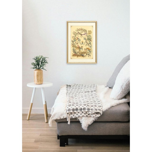Atelier Aria Lumae Jean Pillement Anne Allen Chinoiserie Antique Restored Gallery Board Print 16 X 24on Archival Hahnemuhle German Etching Paper For Sale - Image 10 of 15