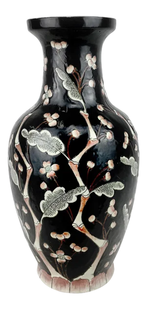 Vintage Arabesque Blossom Motif Vase