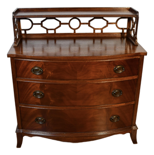 1920s Finch Fine Furniture English Regency Mahogany Commode / Bachelors Chest of Drawers