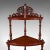 Antique Corner Whatnot, English, Walnut, Country House Display Stand, Victorian For Sale - Image 6 of 9