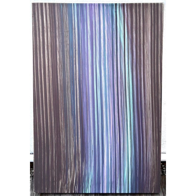 2000 - 2009 Gina Medcalf, Abstract Contemporary British Painting Gina Medcalf Color Field Kinetic Op Art For Sale - Image 5 of 5