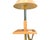 We have for your consideration a very gorgeous vintage solid oak floor lamp. Floor lamp consists of a built in table and...