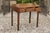 Brown English 1780s Georgian Oak Side Table with Marlborough Legs and Chinoiserie For Sale - Image 8 of 11