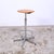 Industrial Adjustable Office Stool in Metal with Wooden Seat For Sale - Image 11 of 16