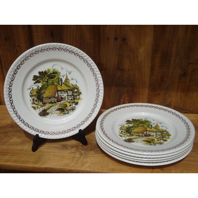 French Earthenware Plates from Lunéville & Keller, 1890s, Set of 6 For Sale - Image 11 of 11
