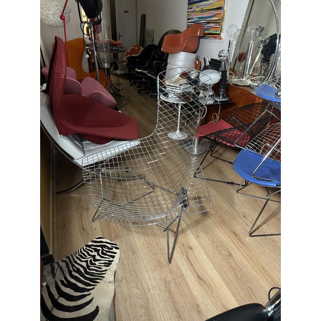 Red Bird Lounge Chair by Harry Bertoia for Knoll Inc. / Knoll International, 1970s For Sale - Image 8 of 9