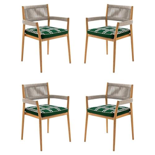 Dine Out Outside Chairs by Rodolfo Dordoni for Cassina, Set of 4 For Sale - Image 9 of 9
