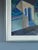 Mid 20th Century Mid-Century Modern 'Cubist Street' Swedish Original Geometric Street Scene Oil Painting - Framed For Sale - Image 5 of 10