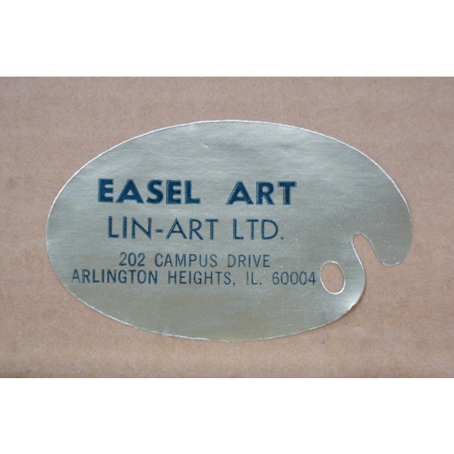 1980s Edna Hibel Japanese Ladies at Mountain & Mother Baby Oil Paintings - Set of 2 For Sale - Image 15 of 15