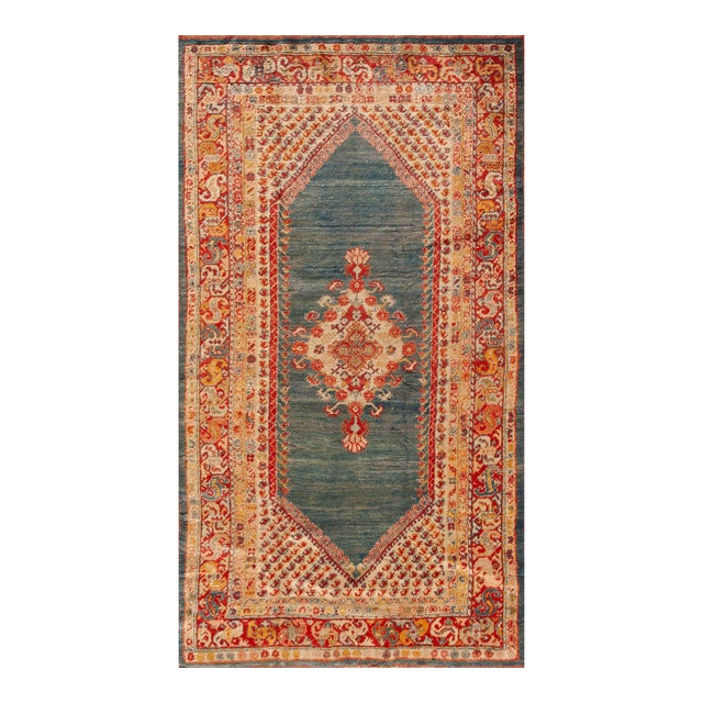 Late 19th Century Turkish Angora Oushak Carpet ( 5' 2'' x 9' 4'' - 157 x 284 ) For Sale