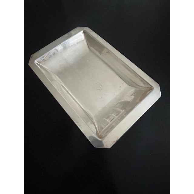 Antique Silver-Plated Metal Dish, 1890s For Sale - Image 7 of 7