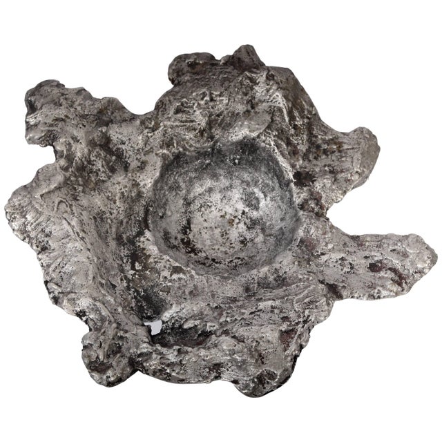 Circa 1960 Paul Evans Freeform Cast Aluminum "Crater" Dish For Sale - Image 11 of 11