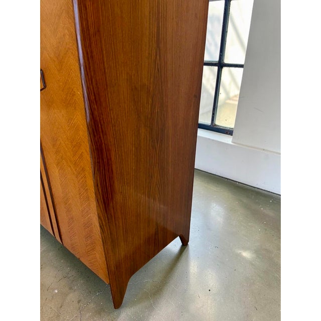 Mid-Century Modern Italian Triple Wardrobe from La Permanente Mobili Cantù, 1950s For Sale - Image 9 of 12