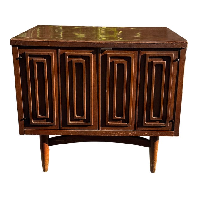 1960s Broyhill Sculptra Nightstand For Sale