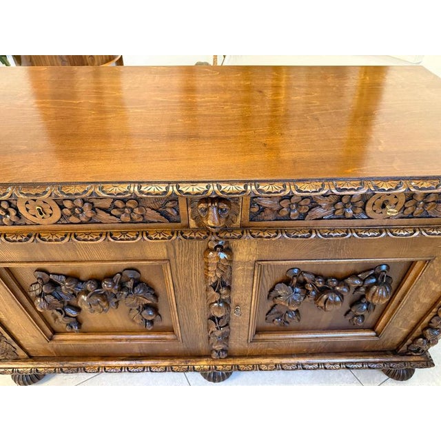 Gründerzeit Sideboard with Fruit Motifs For Sale - Image 13 of 15