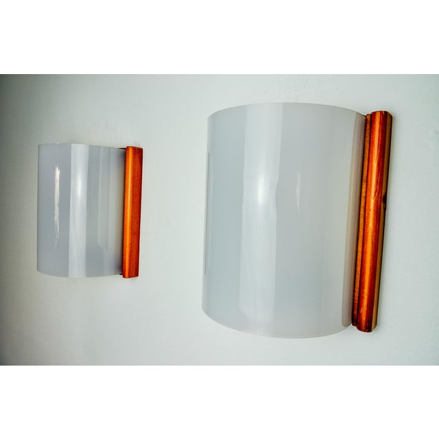 Mediterranean Pine and Methacrylate Wall Lights, Spain, 1980s, Set of 2 For Sale - Image 4 of 8