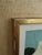 Mid-Century Modern 'Red Cabin by the Shore' Swedish Landscape Oil Painting, Framed For Sale - Image 6 of 13