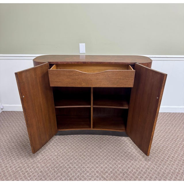 Brown Baker Furniture Burl Walnut Cachou Chest For Sale - Image 8 of 9