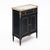 French Petite Louis XVI Cabinet, Ebonized Mahogany, French, 1910s For Sale - Image 3 of 9