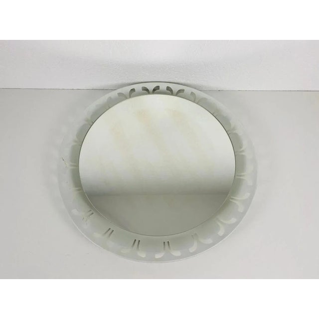 Metal Illuminated Mirror from Hillebrand, Germany, 1950s For Sale - Image 8 of 9