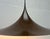 Mid-Century Modern Space Age Danish Brown Semi Pendant Lamp by Claus Bonderup and Torsten Thorup for Fog & Mørup, 1960s For Sale - Image 17 of 18