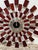 Kenneth Wingard Mid 20th Century Inspired Sunburst Wall Clock For Sale - Image 10 of 12