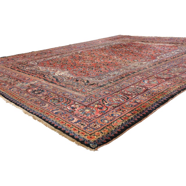 79737 Antique Persian Lilihan Rug, 08'08 x 11'00. The Eternal Garden: 19th Century Persian Lilihan Masterpiece of Timeless...