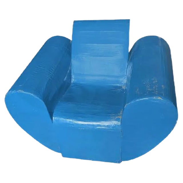 Cardboard Armchair, 1970s For Sale